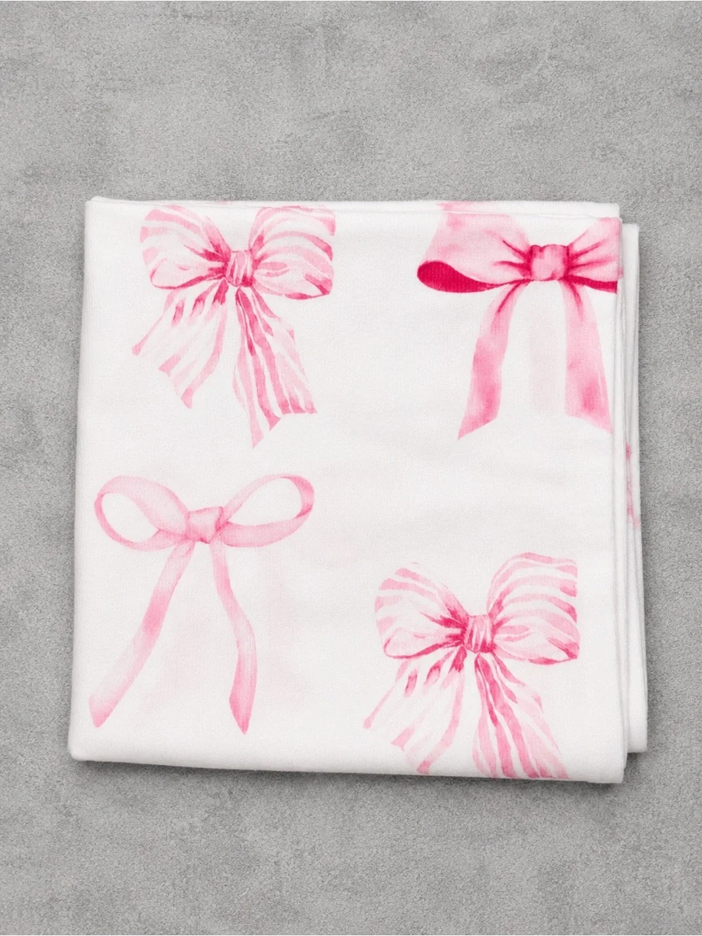 Set of 2 Pink Bow Decor Pillow Covers 18×18